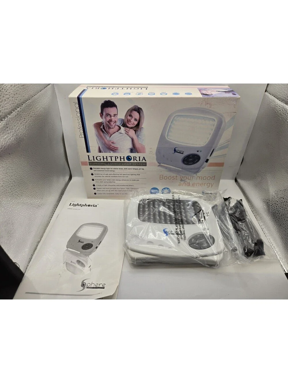 Sphere Gadget Technologies Lightphoria Euphoria Energy Light Lamp White - 10,000